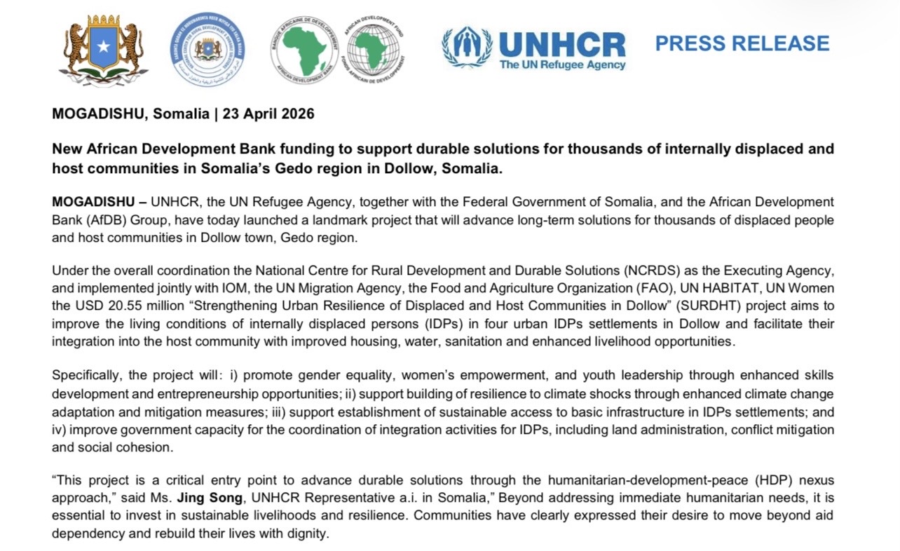 National Center for Rural Development and Durable Solutions - Somalia